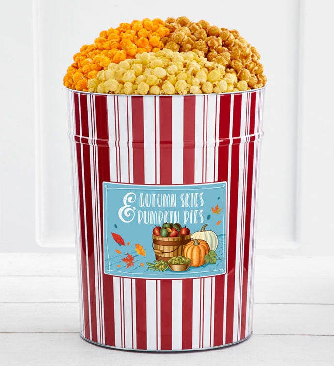 Tins With Pop® 4 Gallon Autumn Skies And Pumpkin Pies